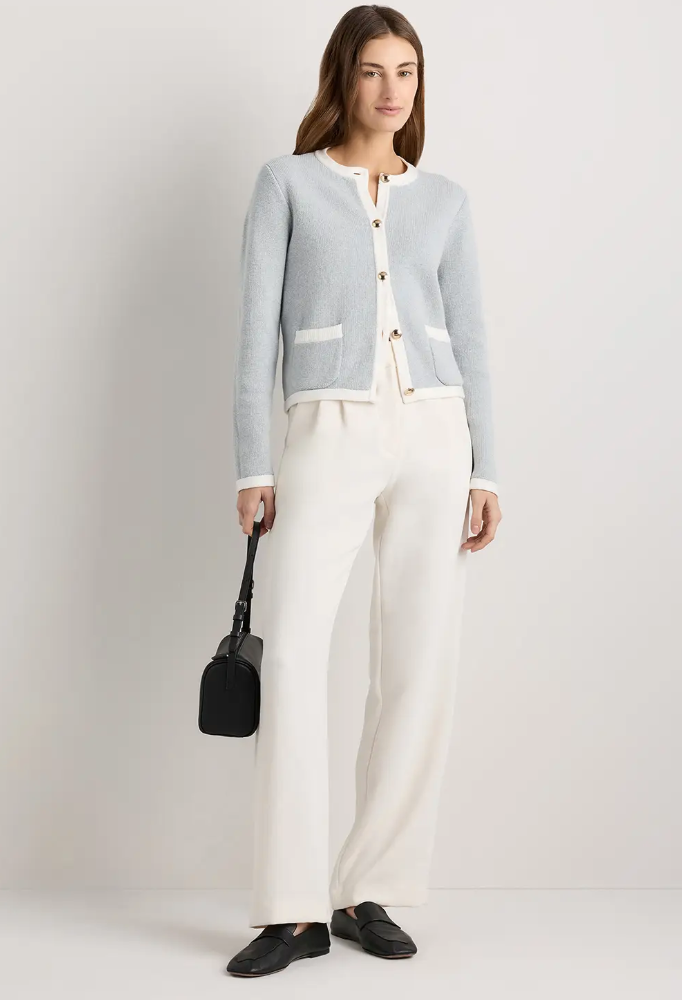 100% Organic Cotton Sweater Jacket what to wear to a job interview 2026